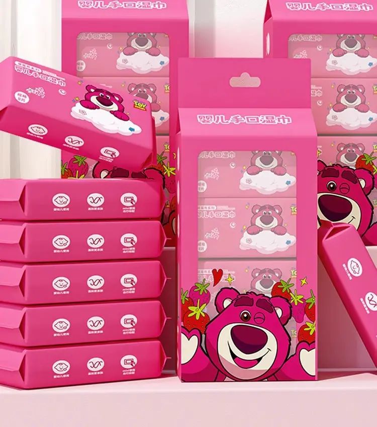 Mini Baby Wipes Disposable Portable Pocket Water Wipes Baby Skin Care Wet Tissue Travel Children Baby Hand & Face Baby Sanitizing Cleansing/Moisturising Wipes For Fresh