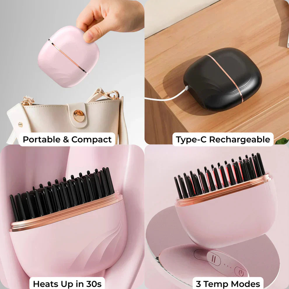 Mini Wireless Hair-Straightener