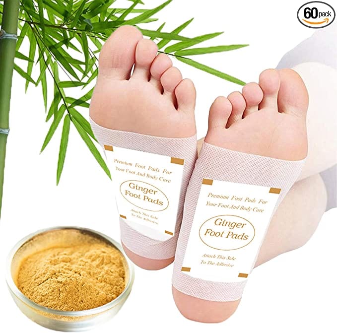 Premium Detox Foot patches 40 pads, Cleansing Toxin Remover Foot Pads, Pain Relief,Stress Relief Sleep Patch for Detoxification, For Men & Women (pack of 4= 40 pads)