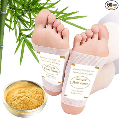 Premium Detox Foot patches 40 pads, Cleansing Toxin Remover Foot Pads, Pain Relief,Stress Relief Sleep Patch for Detoxification, For Men & Women (pack of 4= 40 pads)